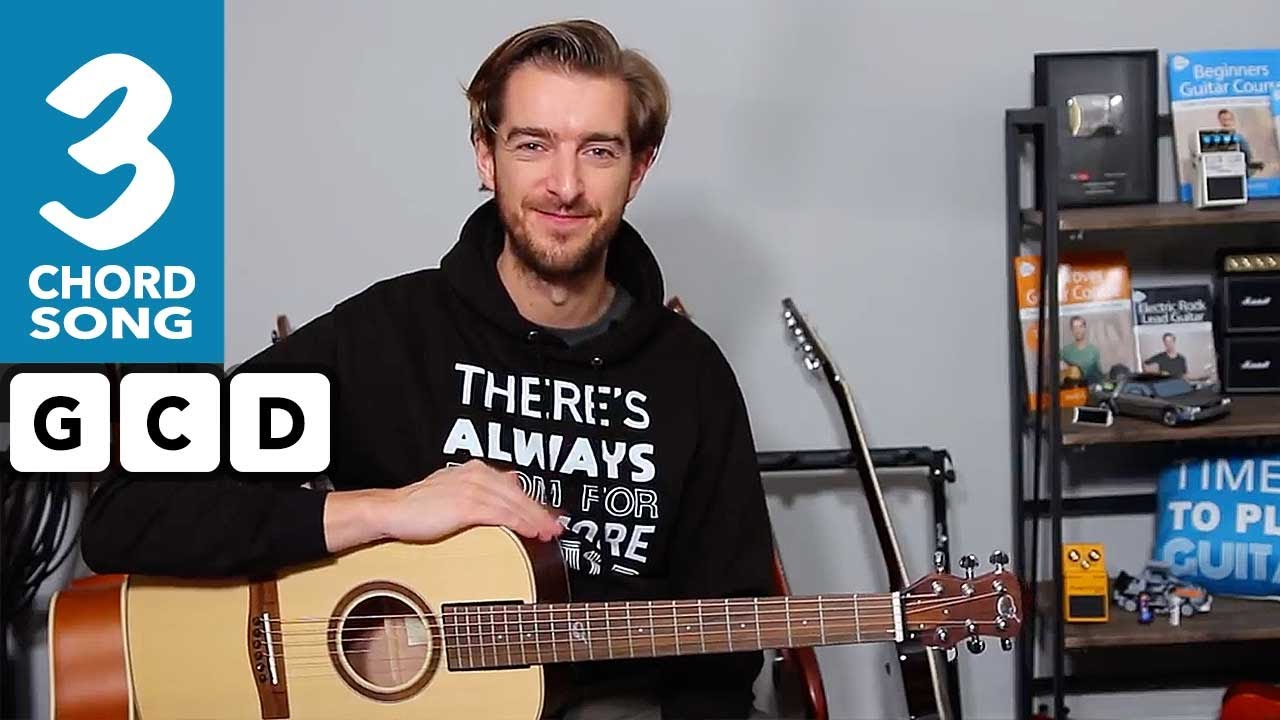 Leaving on a Jet Plane Guitar Lesson + Journey Guitar Unboxing!!