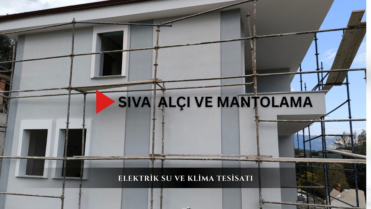 Elektrik, su, klima tesisatı, sıva ve mantolama / AŞAMA 9