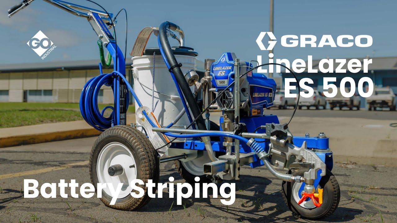 NEW Graco LineLazer ES 500! ⚡️ Battery Power, Perfect Lines (In-Depth Review & How-To)