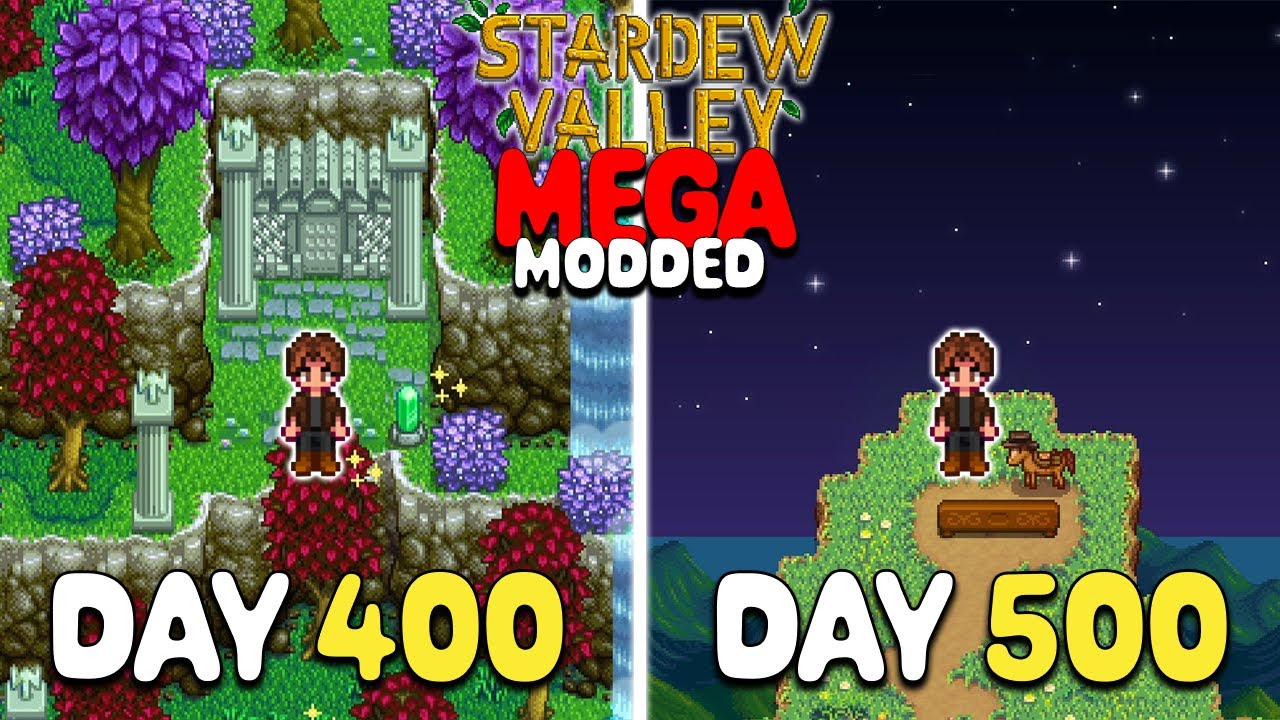 500 дней МЕГА МОДИРОВАННОЙ Stardew Valley ФИНАЛ