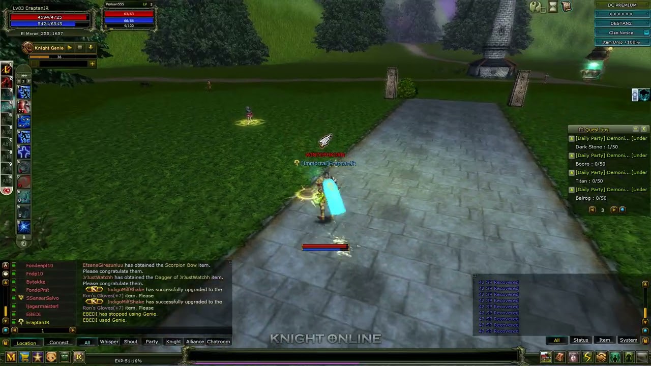 EBEDI Knight Online Destan Kosper