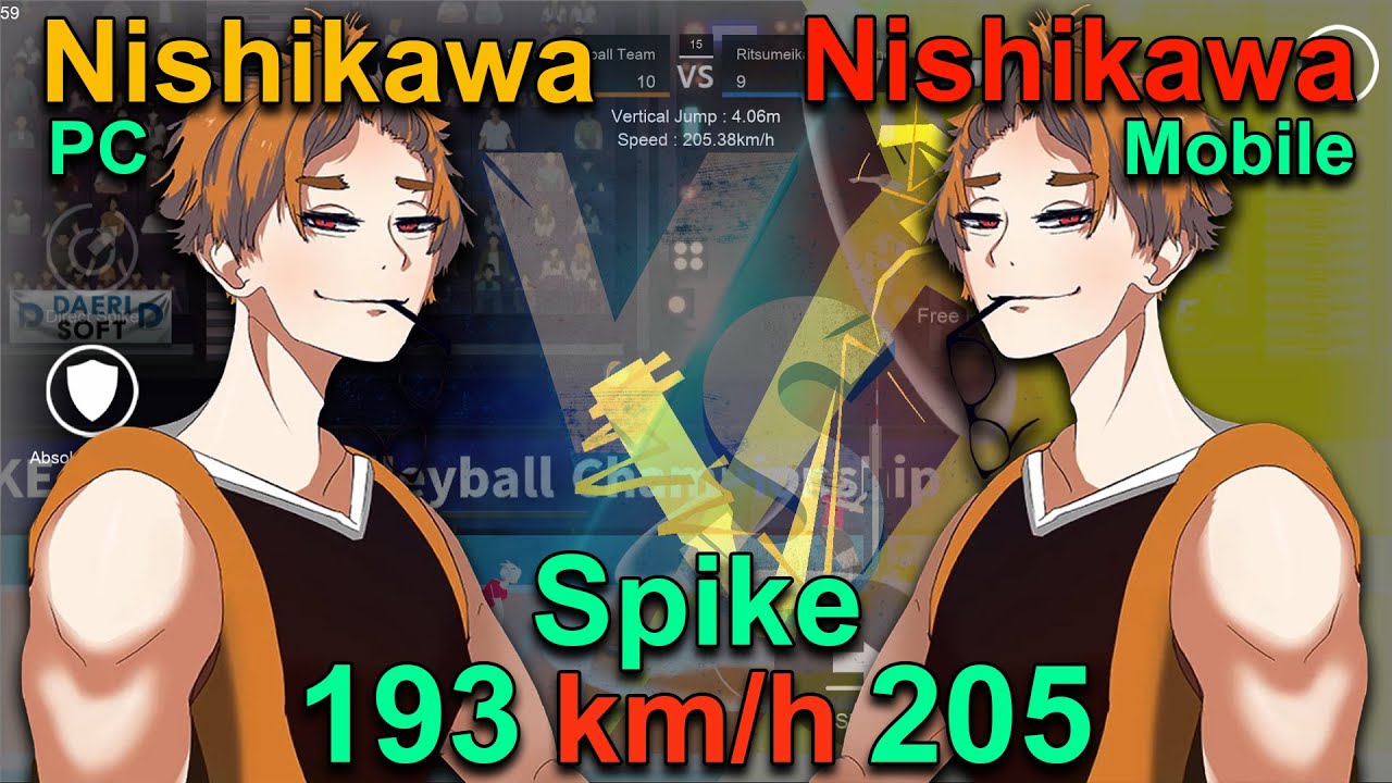 The Spike. Volleyball 3x3. Nishikawa PC vs Nishikawa Mobile. Who is stronger. Spike 205 km/h