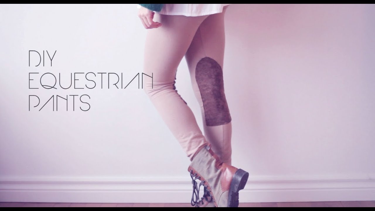 DIY equestrian or riding pants - DIY FASHION video tutorial by Boat People Vintage ★