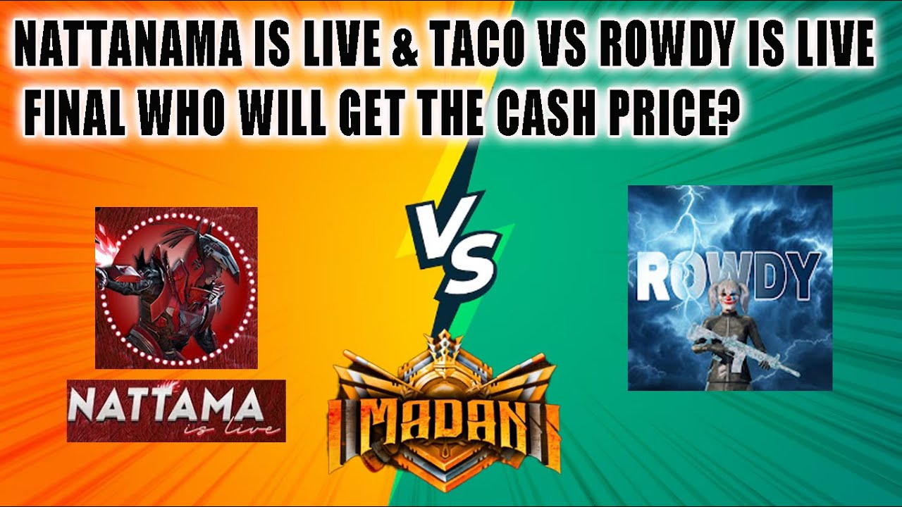 NATTANAMA IS LIVE & TACO VS ROWDY IS LIVE FINAL BTS TDM WAR TOURNAMENT WHO WILL WIN GUYS #btswar