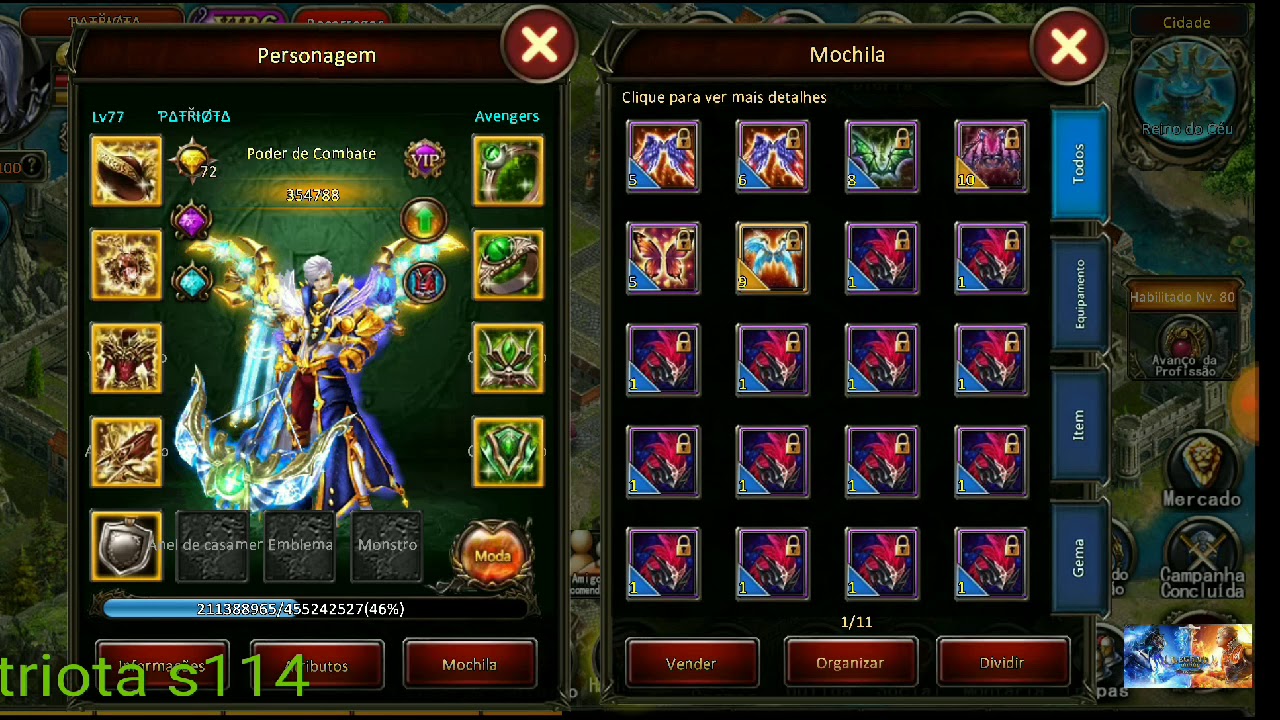 LEGEND ONLINE CLASSIC - DICAS DE COSMOS PARA ARQUEIRO!