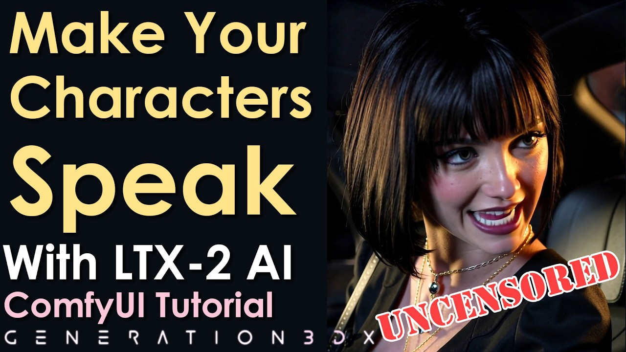 Make your Characters Talk with LTX-2 AI Video Uncensored