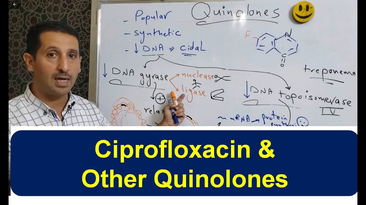 Antibiotics | 10 | Quinolones (e.g. Ciprofloxacin, Levofloxacin) Uses, Side Effects