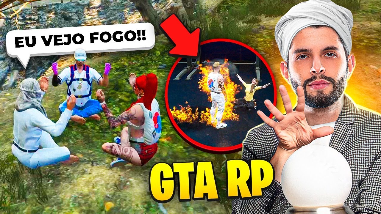 VIREI UM VIDENTE E PREVI O FUTURO NO GTA RP!!