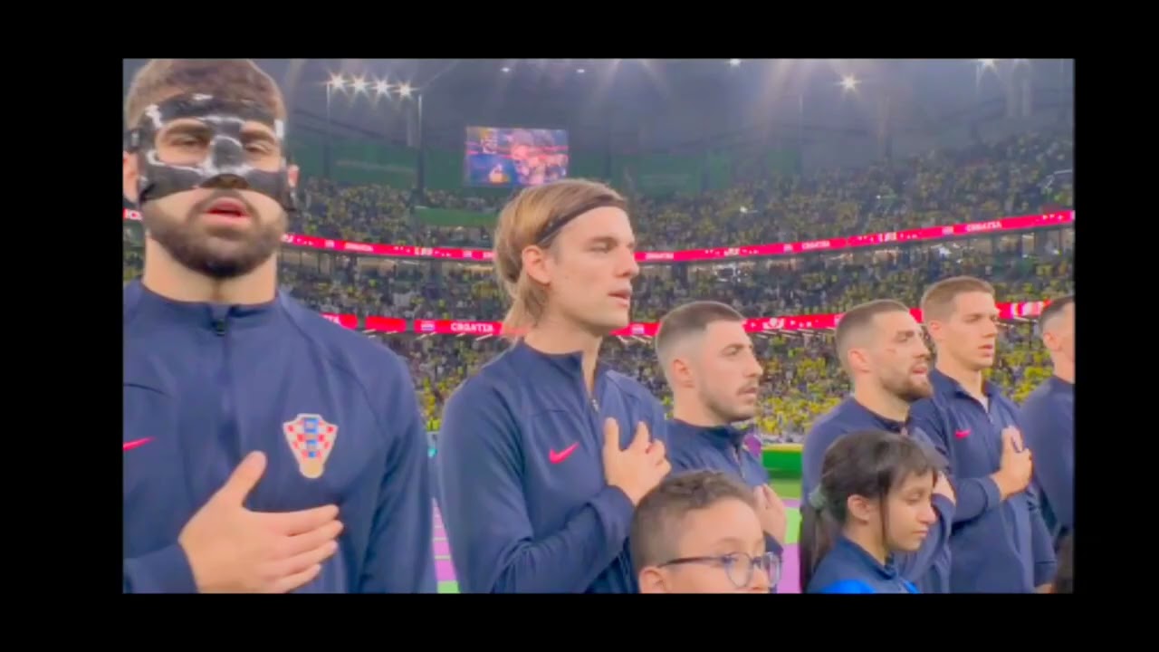 Croatia National Anthem (vs Brazil) - FIFA World Cup Qatar 2022