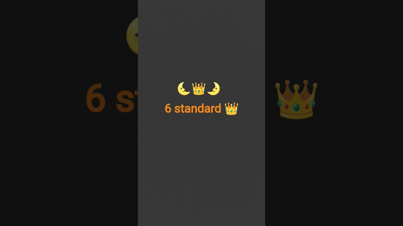 you are in which standard comment