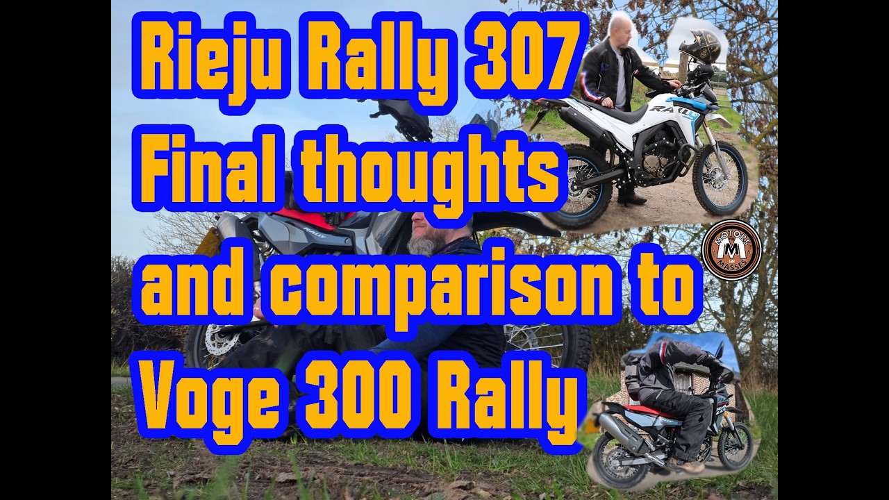 Краткое описание ралли Rieju Rally307 и сравнение с ралли Voge Rally3
