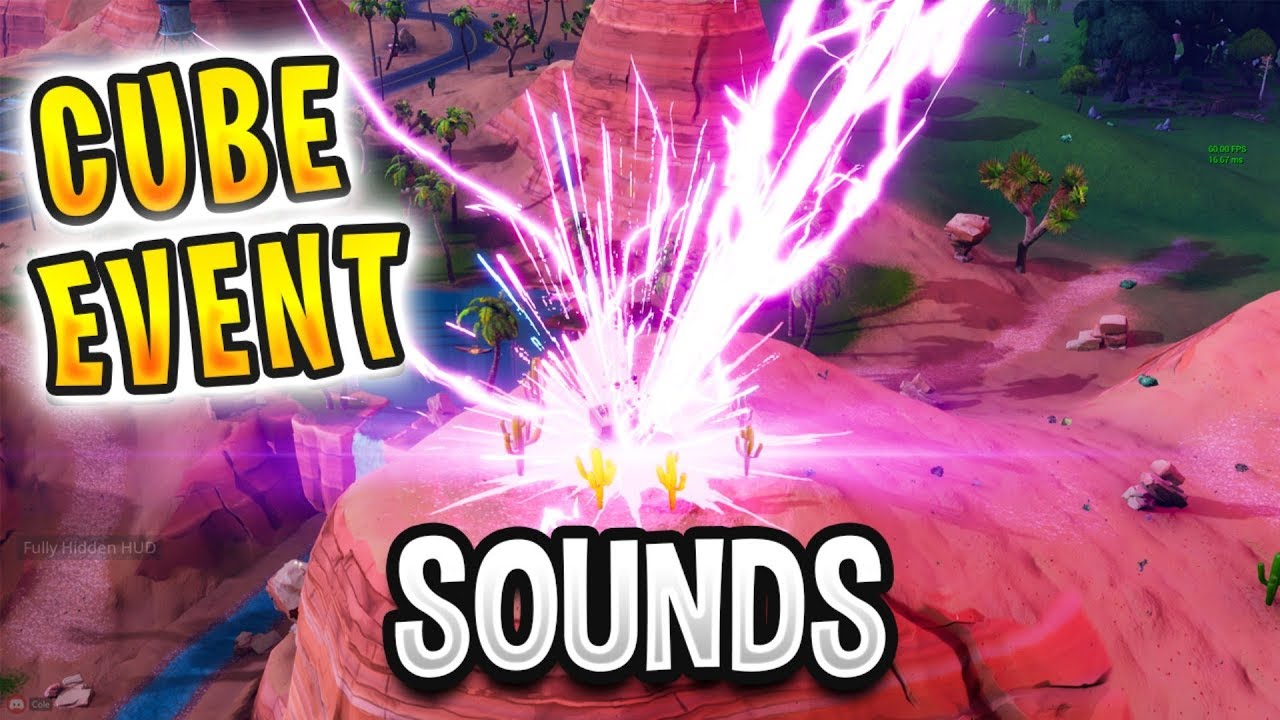 FORTNITE *NEW* CUBE EVENT SOUNDS LEAKED!