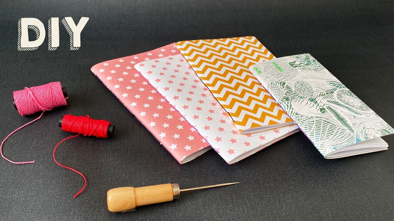 📚 Haz este CUADERNO Artesanal  Muy FÁCIL !!!   [ Tutorial de Encuadernación ]