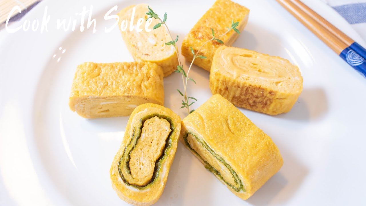 三種口味玉子燒 | Japanese Omelette 3 Ways | Tamagoyaki | 日式蛋捲｜早餐食譜 ｜Breakfast Ideas