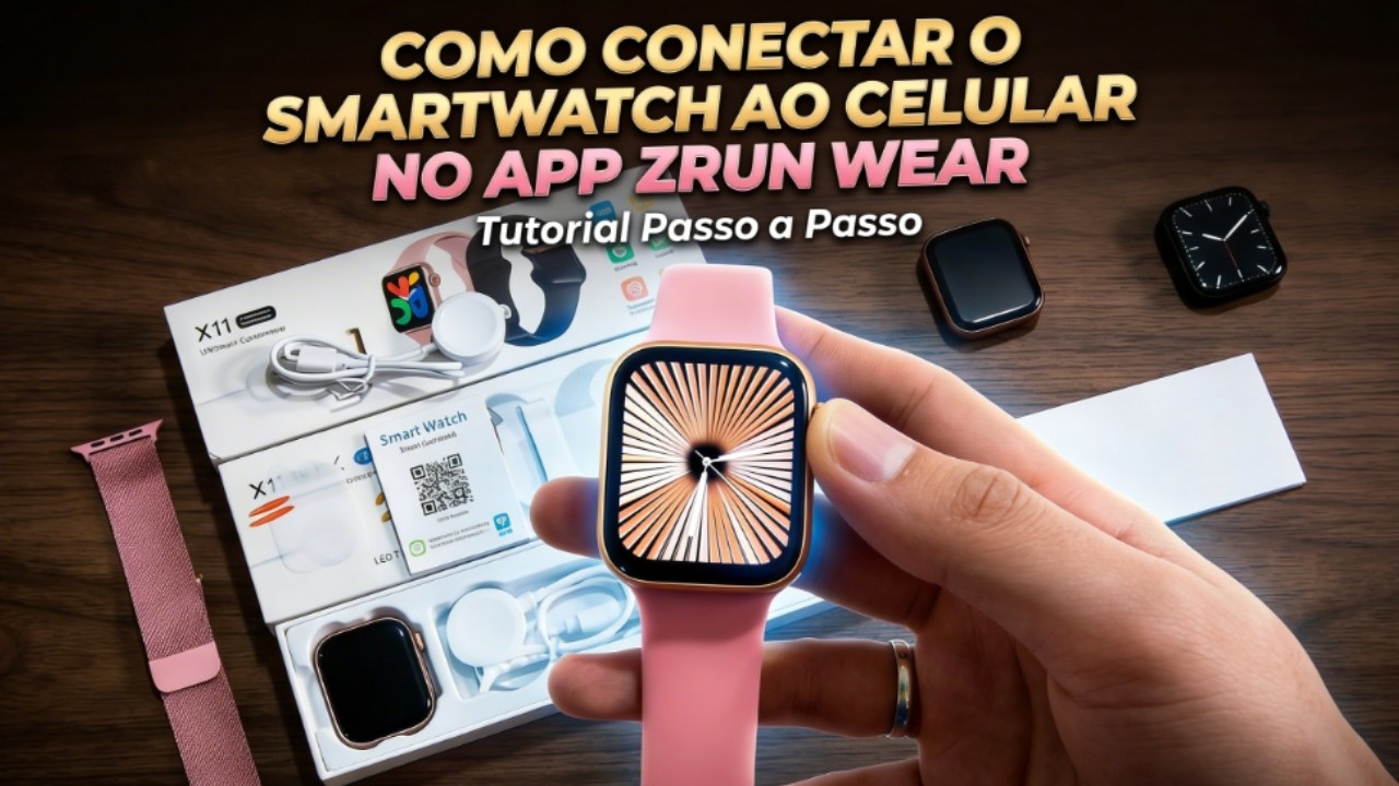 Como Conectar o SmartWatch X11 Max PRO! Baratinho de 2026! Relógio Esportivo 44mm com ligação!