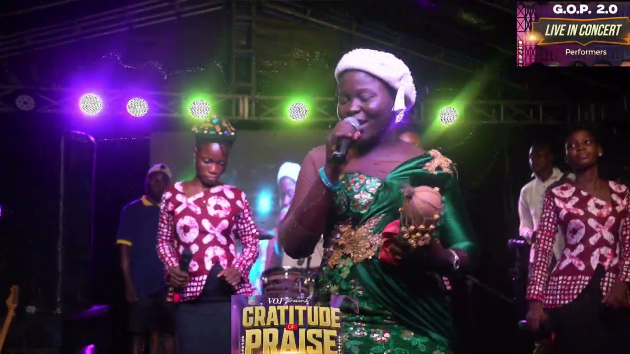 Gbemi sings ministration @gratitude of praise2.0