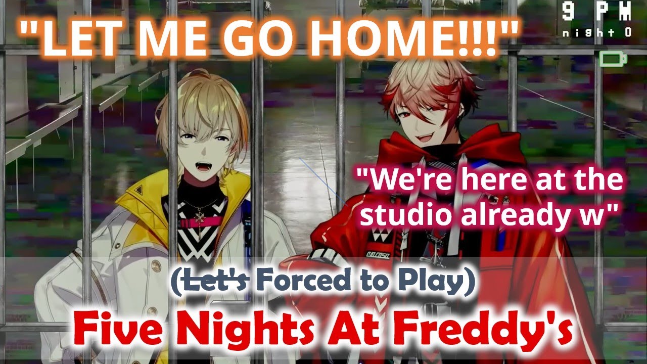 【ENG SUB】Forced to Play: Kanato & Seraph's FNaF Off Collab【Fura Kanato / Seraph Dazzlegarden】