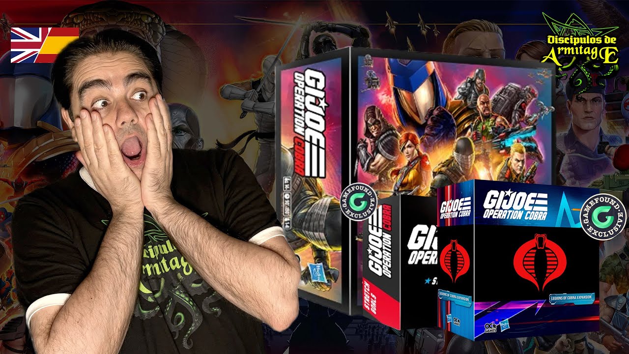 ¡BRUTAL! 🐍 Unboxing Mundial G.I. JOE Operation Cobra: ¡Base + Stretch Goals + Legiones!