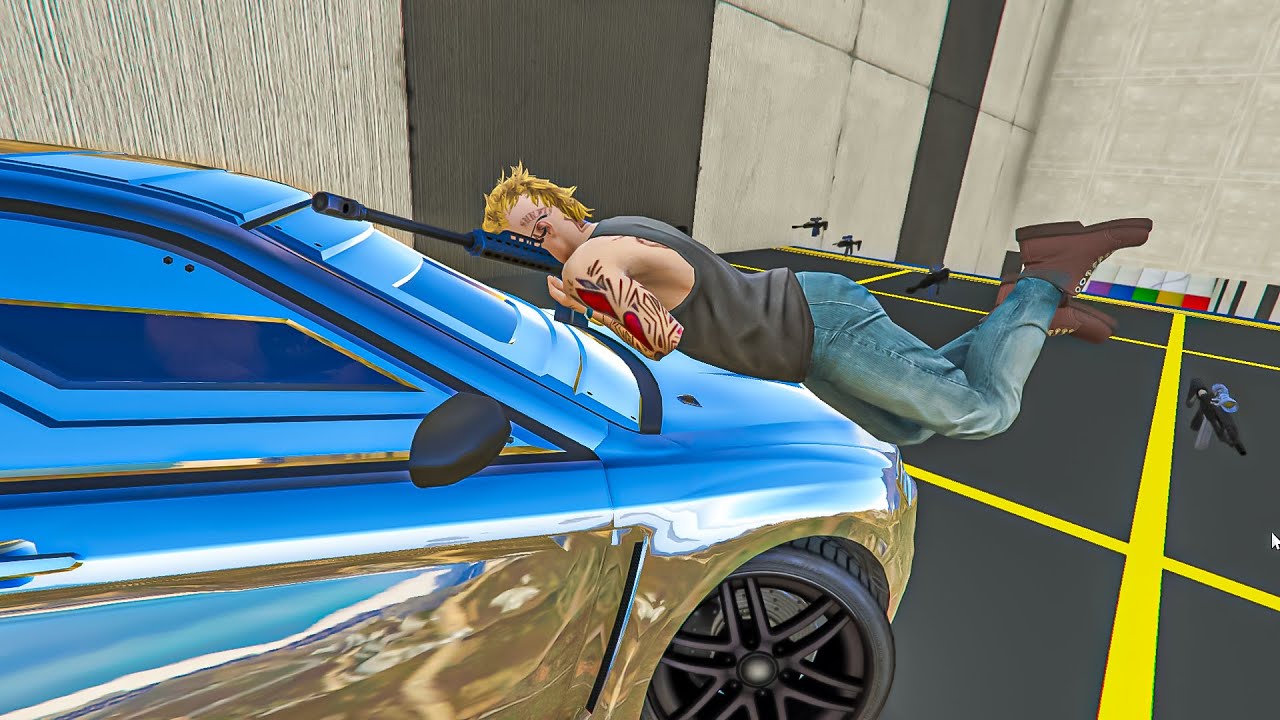 BLISKE SPOTKANIE Z SAMOCHODEM! (GTA 5 Online)