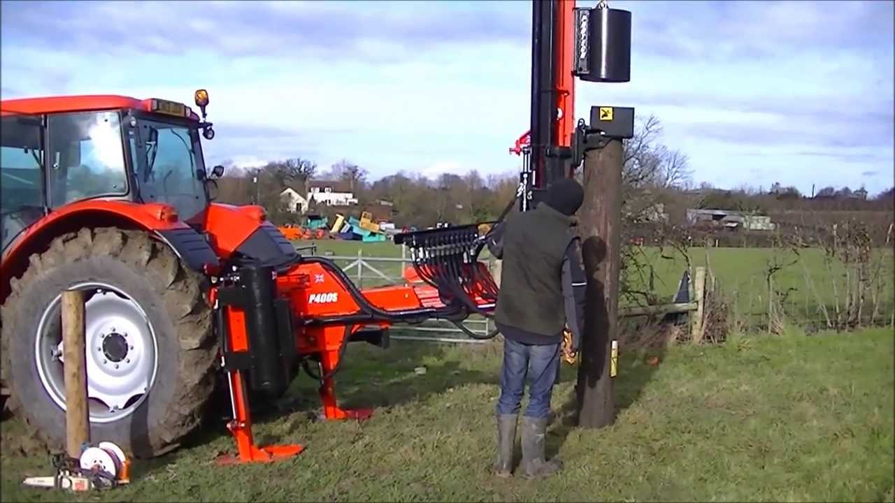 PROTECH P400S  the Ultimate Post Driver with 400kg Hammer & Rockspike
