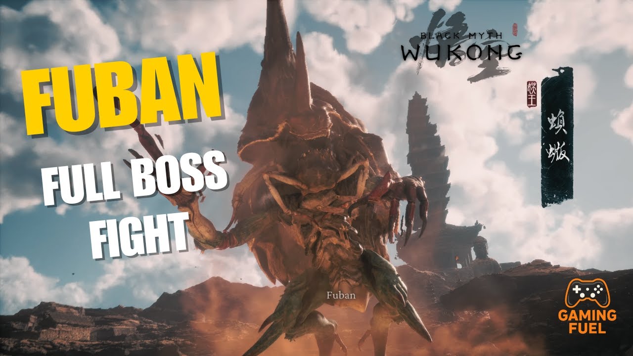 Fuban Boss Fight | Black Myth Wukong (Full Battle) #BlackMythWukong #Fuban #BossFight #Gameplay