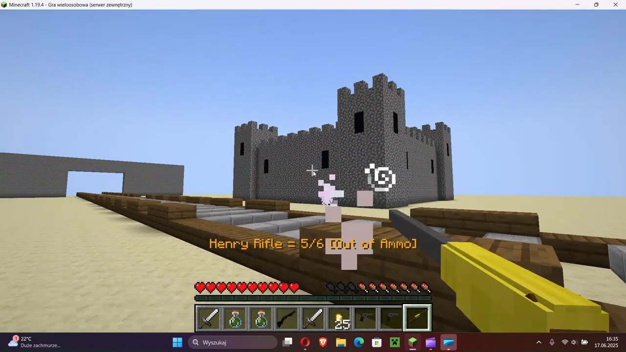 Już jest!!! Dead rails, ale w minecraft