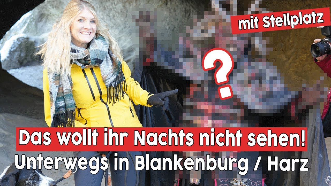 Harz-Tour🚐Unterwegs in Blankenburg 🏡 Schloss🏰Hamburger Wappen Teufelsmauer & Wohnmobil-Stellplatz