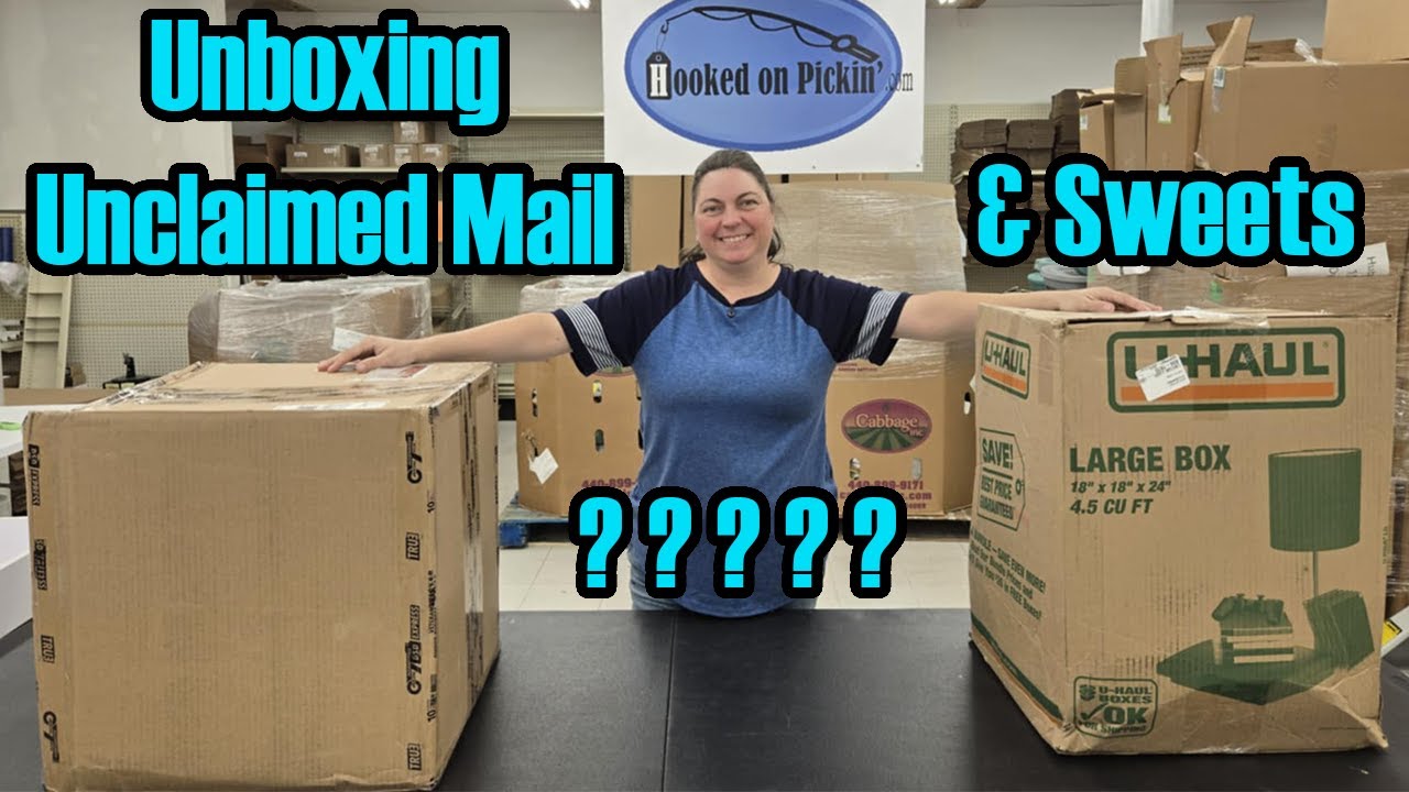 Unboxing Unclaimed Mail and Sweets! It is a mystery in these boxes!