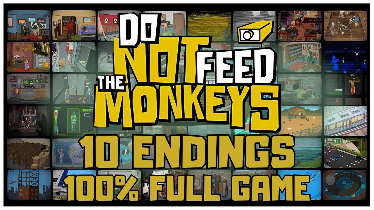 Do Not Feed The Monkeys 100% Full Gameplay Walkthrough + All Achievements (No Commentary)