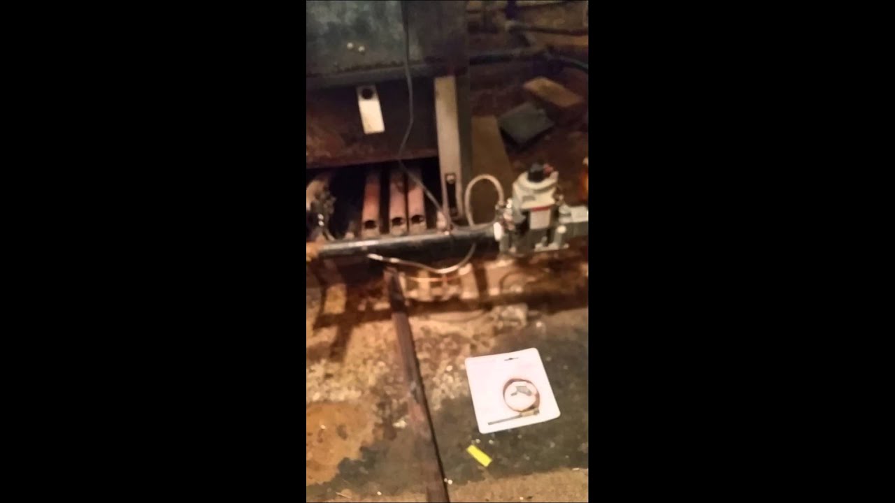 How change a thermocouple  on heat furnace