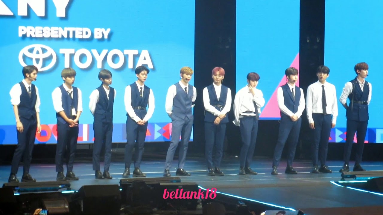 180624 WANNA ONE Performance Stage Con NY 2018