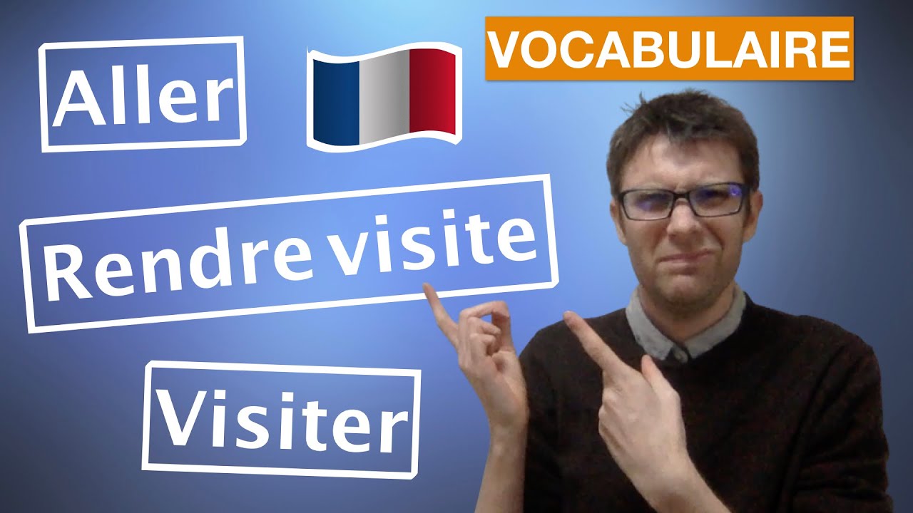 🇫🇷 Comment BIEN utiliser ALLER, VISITER et RENDRE VISITE ? - VOCABULAIRE en FRANÇAIS FACILE