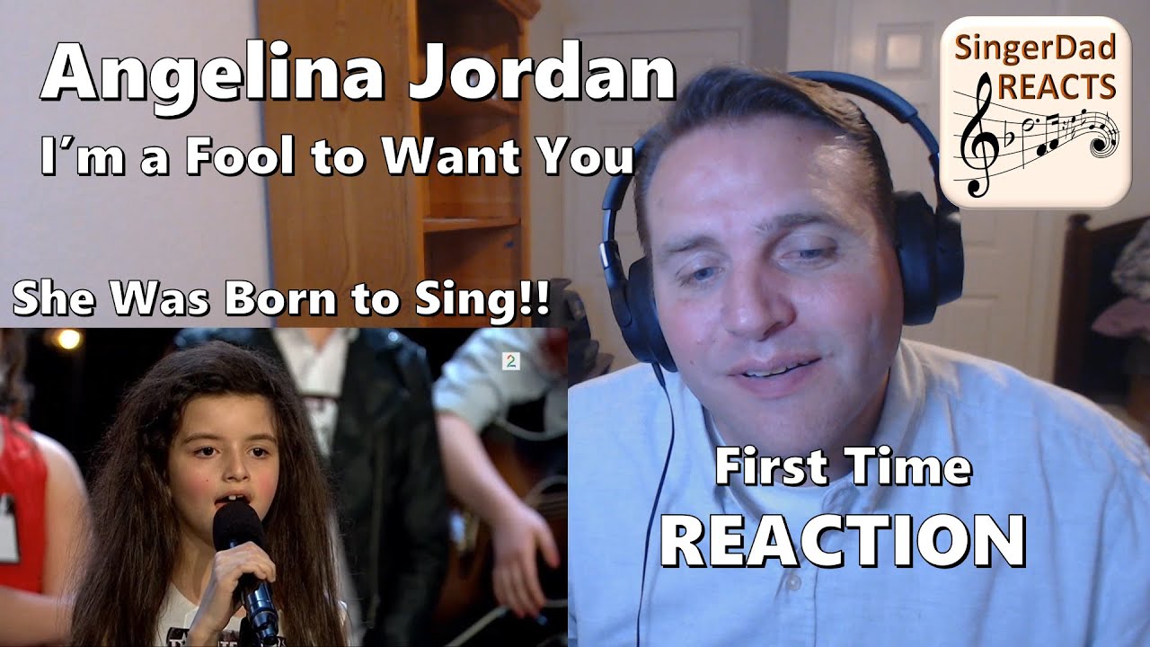Classical Singer First Time Reaction. Angelina Jordan | I'm a Fool to Want You. Artistry at 8!!
