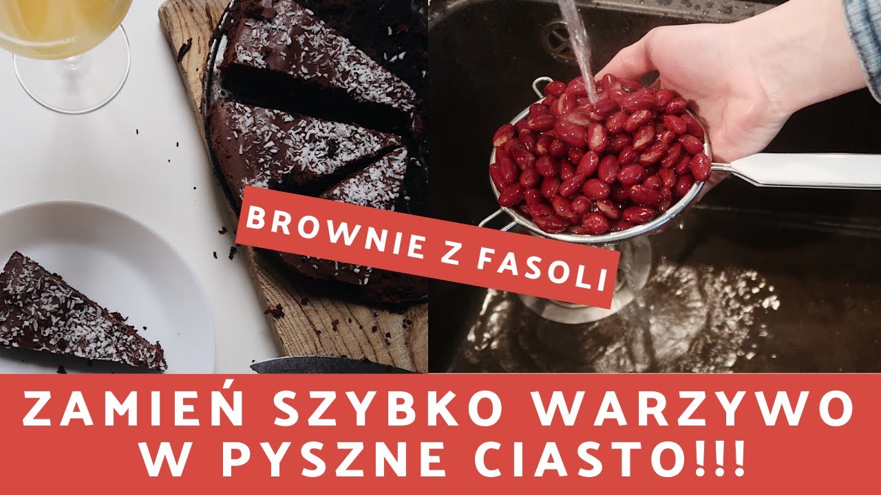 Najlepsze ciasto czekoladowe z fasoli | Brownie bez mąki