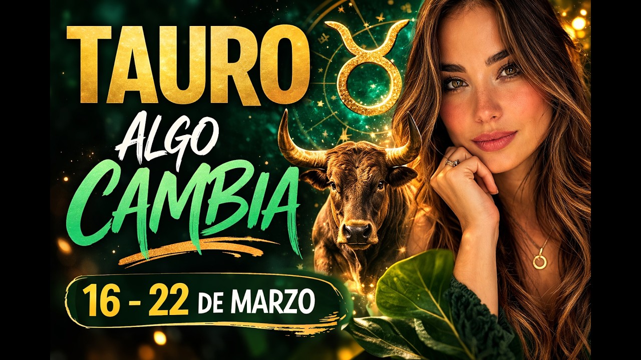 TAURO ♉ Semana del 16 al 22 de Marzo | Algo Importante Está por Cambiar
