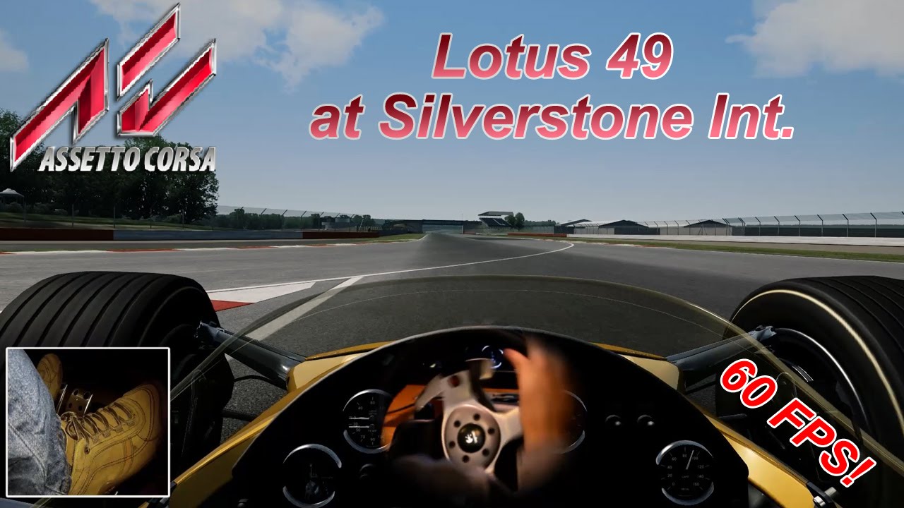 Assetto Corsa hotlap - Lotus 49 @ Silverstone International (60 fps)