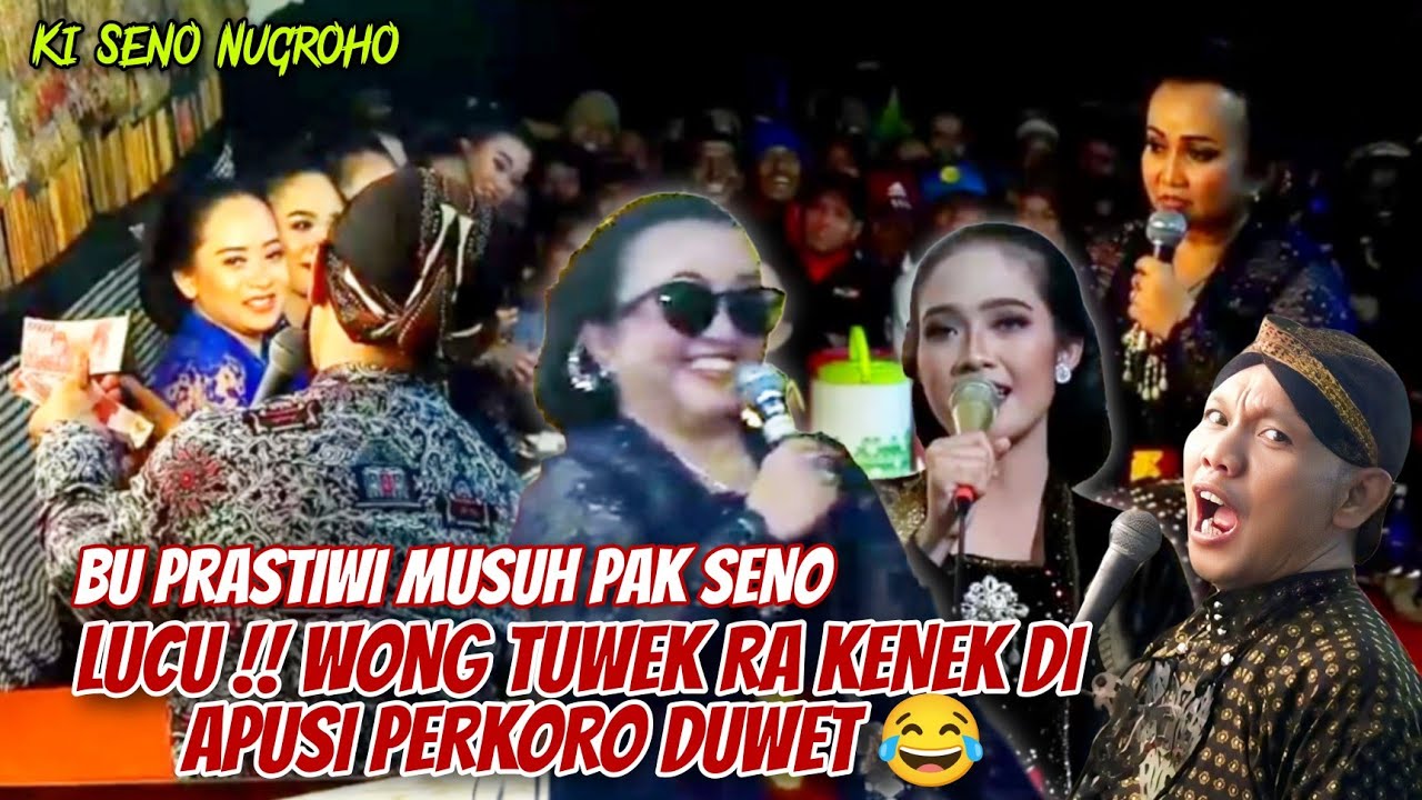 Lucu Banget !! Bu Prastiwi ra kenek di apusi perkoro duwet 😂. Wayang Ki Seno Nugroho