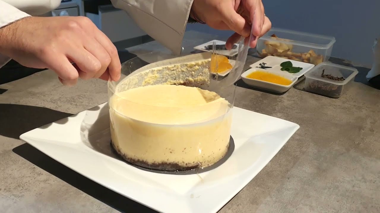 BAVAROISE FRUTAL DE DURAZNO - RECETA POSTRE