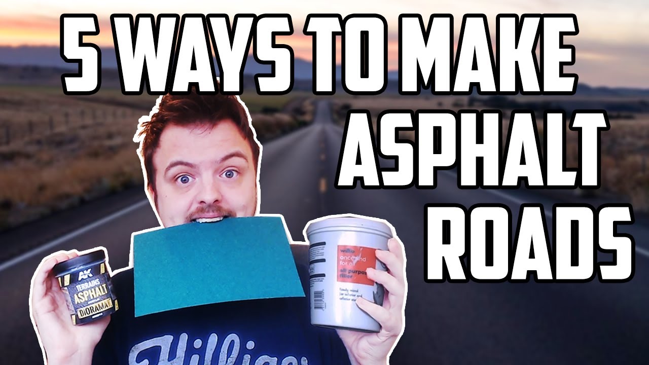5 Ways To Make Asphalt / Tarmac Roads