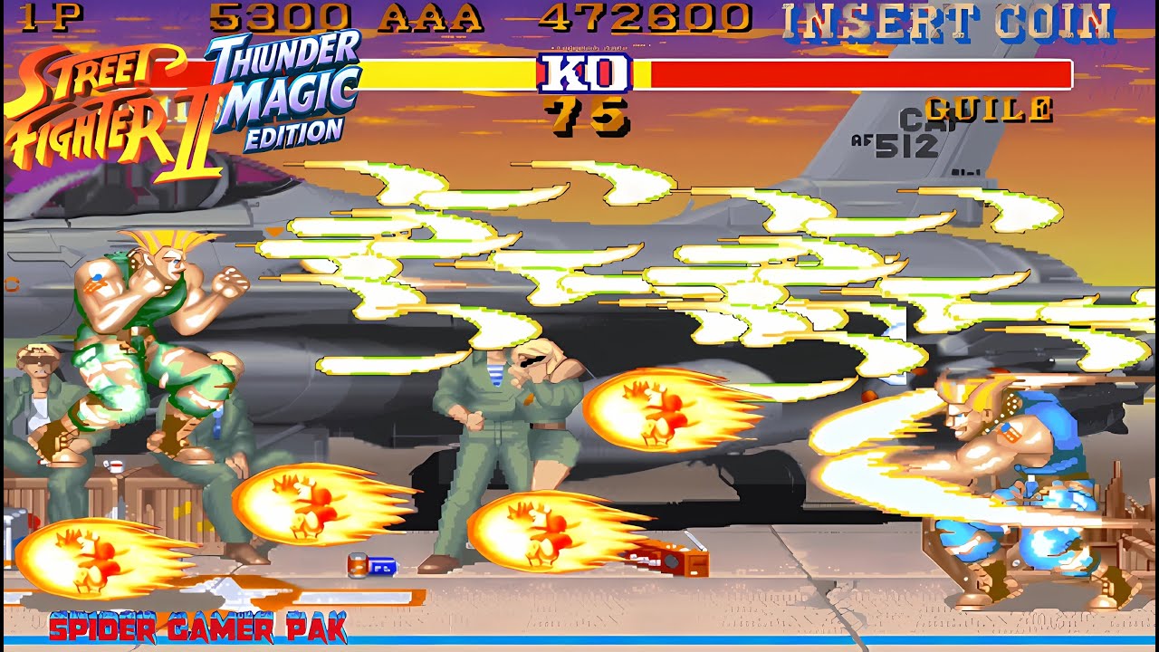 Street Fighter 2 Thunder Magic Edition Most Epic Guile Fighting 60ᶠᵖˢ HDR