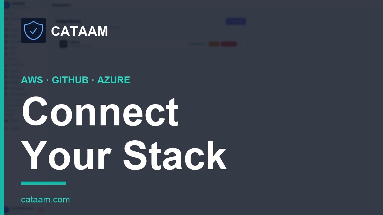 Connect AWS, GitHub & Azure AD &mdash; Automated Evidence & Asset Discovery | CATAAM