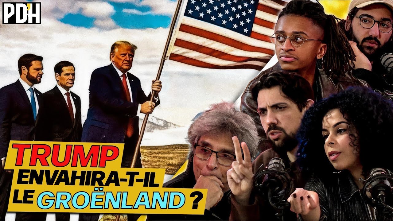 TRUMP VEUT ENVAHIR LE GROENLAND - L'EUROPE DIT STOP (miskine)