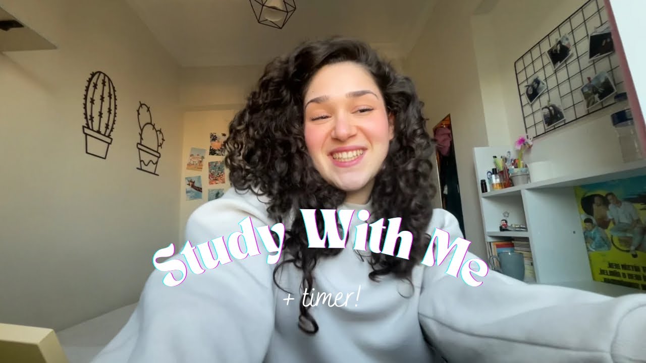 study with me|benimle 1 saat ders çalışın +timer|yks çalışma