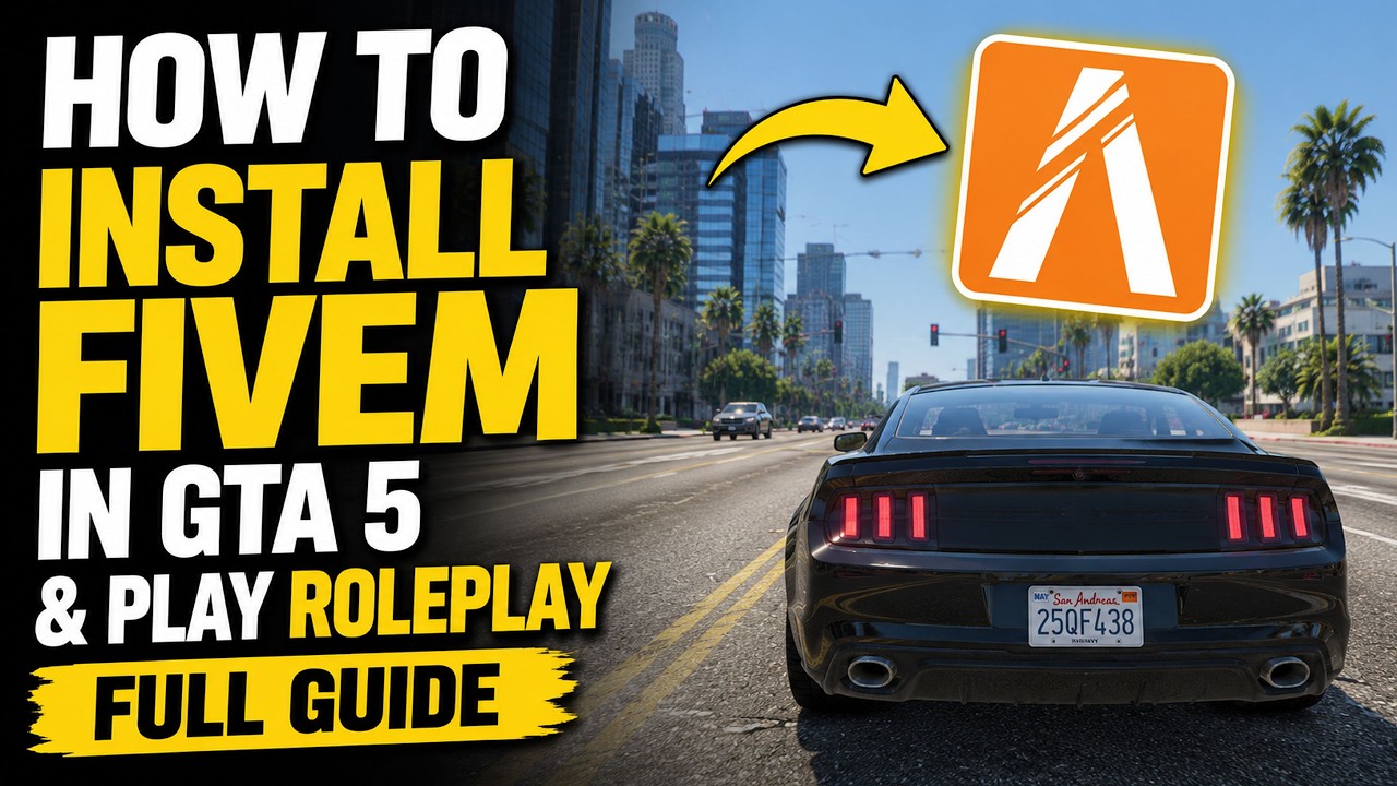 How to INSTALL FiveM in GTA 5 & PLAY RolePlay FULL GUIDE 2026