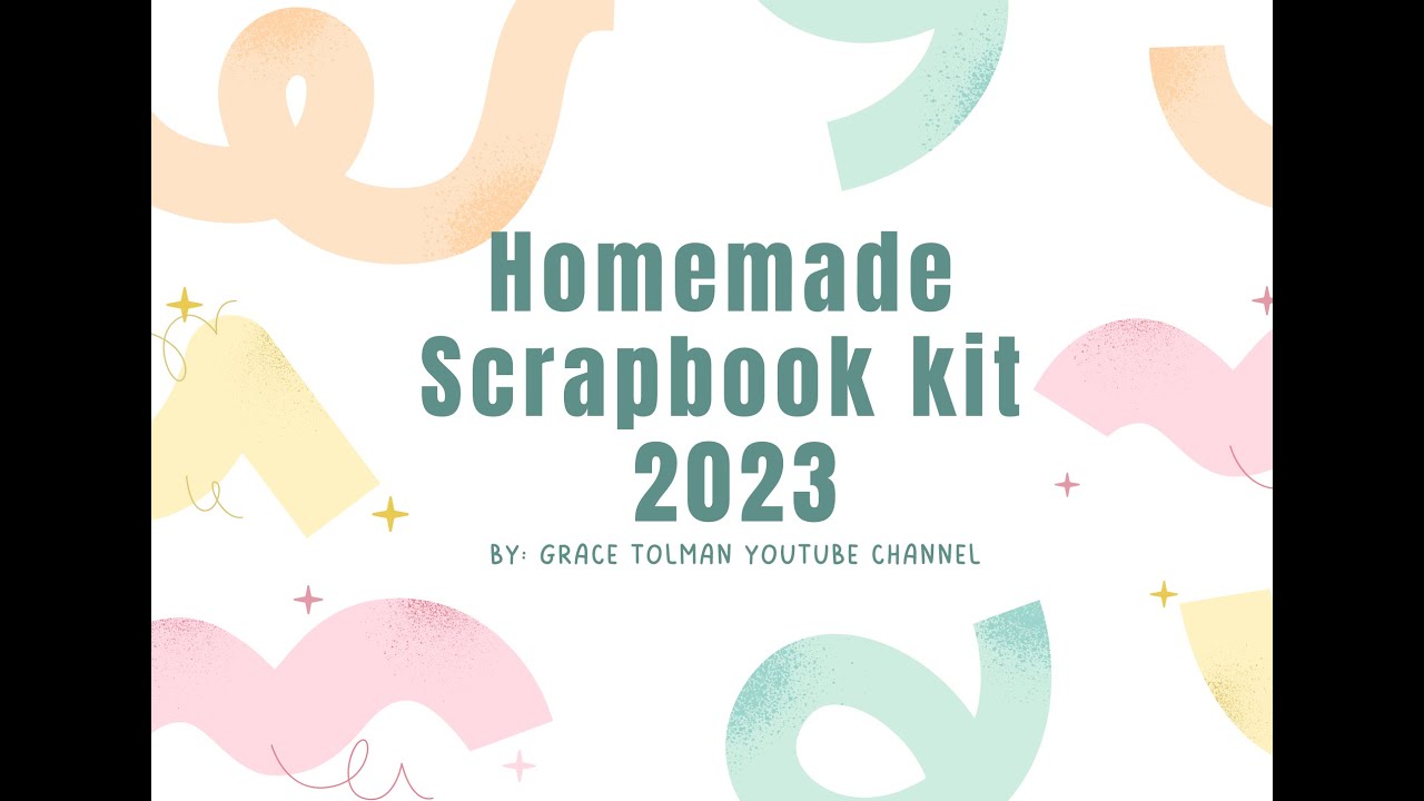 Homemade Scrapbook Kit 2023