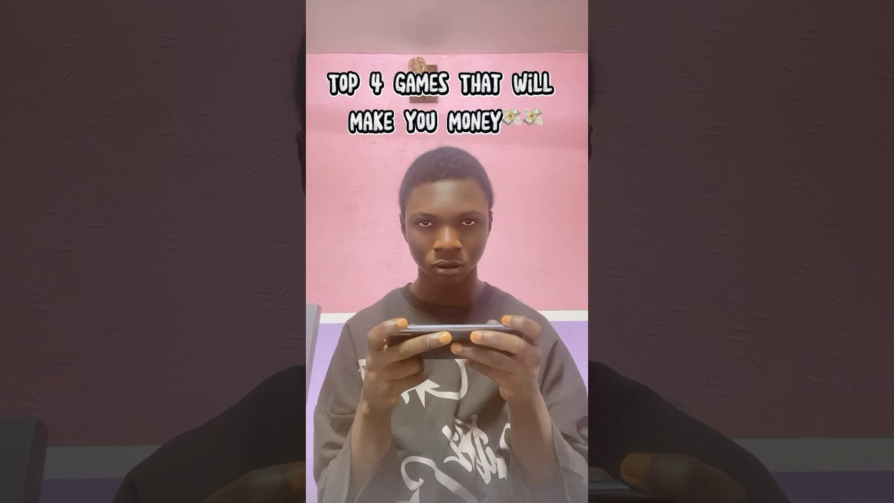 Top 4 GAMES THAT WILL MAKE YOU MONEY💸💸 #games #gamelovers #money #makemoneyperday #makemoneynline