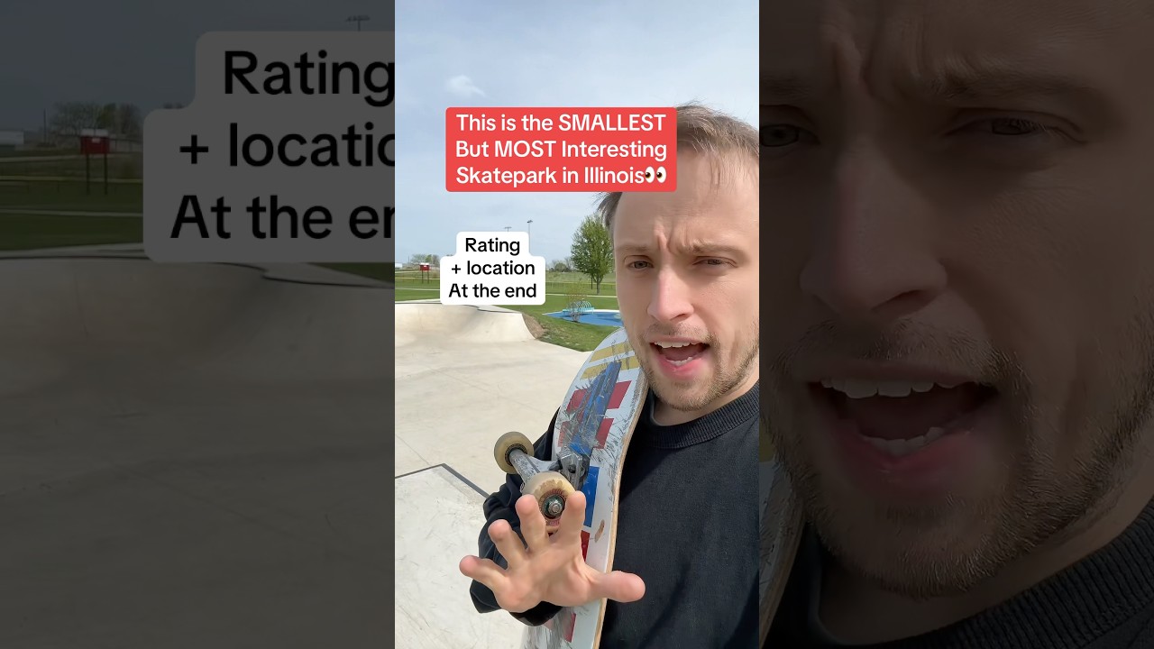 SMALLEST but MOST INTERESTING Skatepark, dont miss👀 #skateboarding #skatepark #skateparkrating