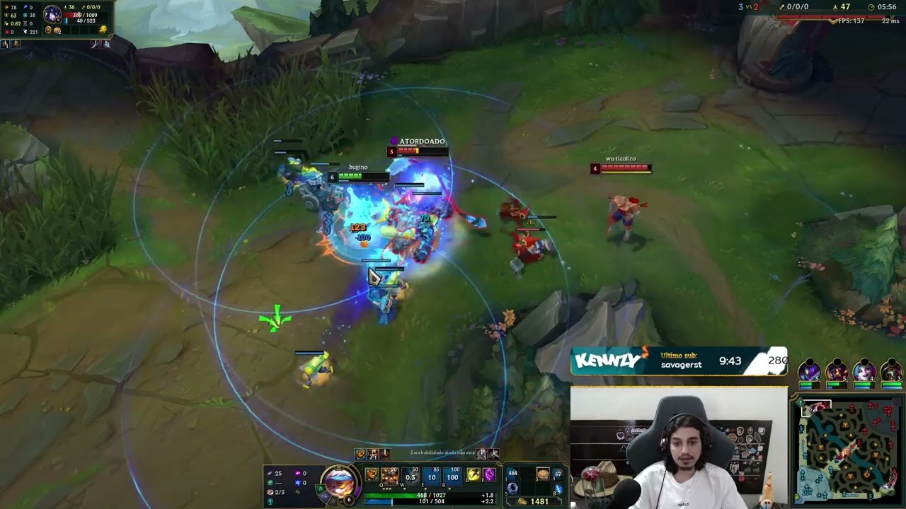 heimerdinger &eacute; um champ f&aacute;cil de fazer 1v2