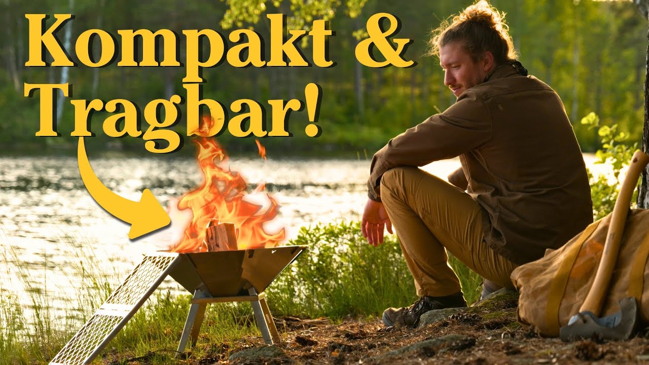 Lagerfeuer-Alternative für Camping & Bushcraft! - Fennek Feuerschale Oktagon Set Review & Aufbau