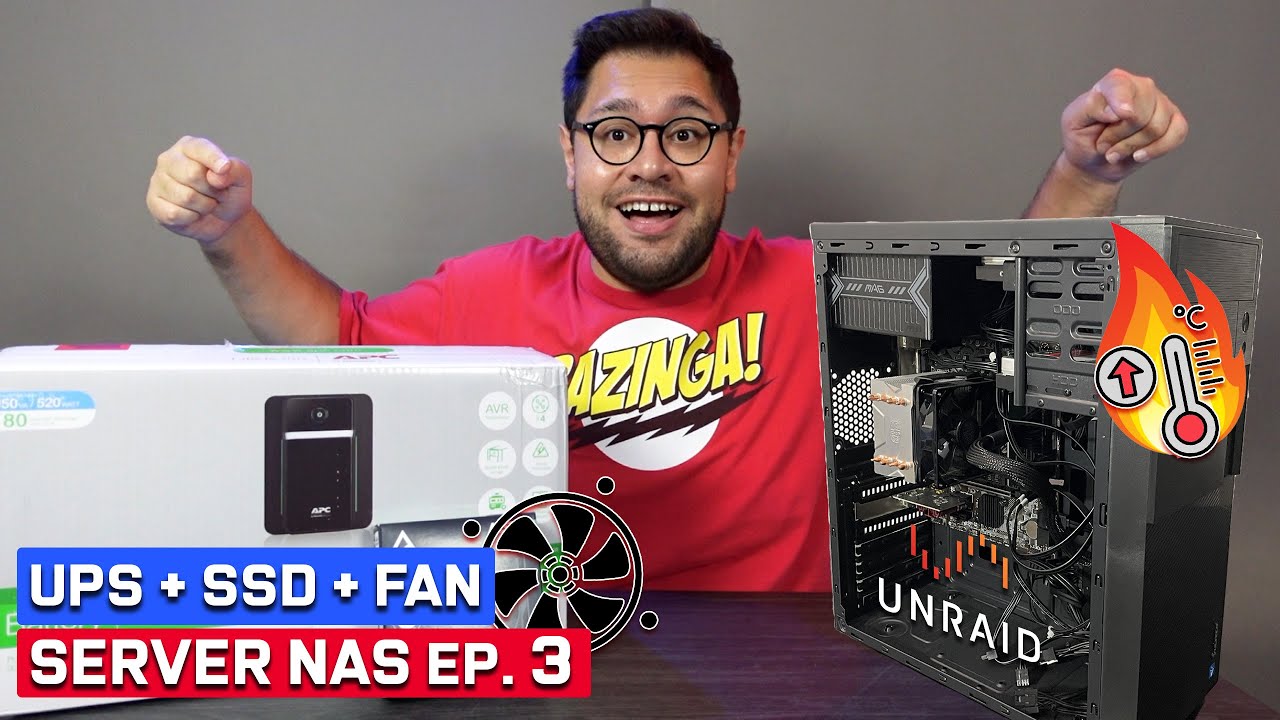 TROPPO CALDO 🔥 aggiungo SSD, UPS e VENTOLE sul mio Server NAS - Ep. 3